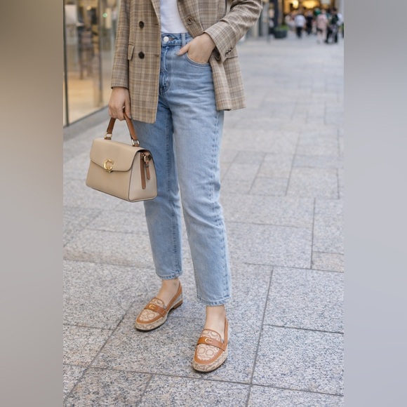 Coach Woman’s Tan and Brown Loafers- shoes used once - Picture 16 of 16